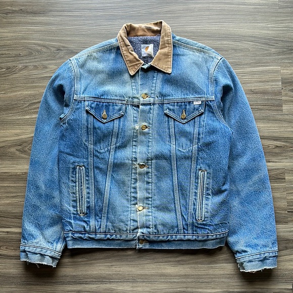 Carhartt Jackets & Coats Vintage Carhartt Blanket Lined Denim